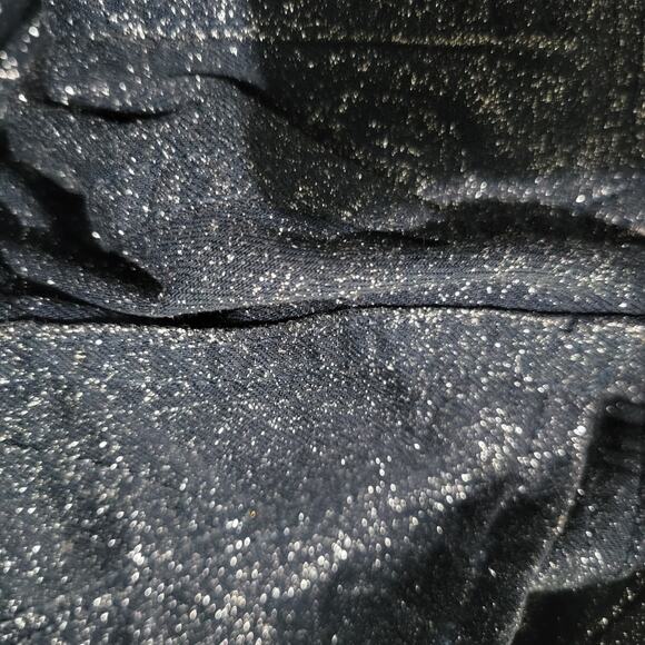 Mother Looker Jean Blue Denim Shimmer Glimmer Skinny Low Rise Stretch Sparkle 26 - Picture 9 of 14